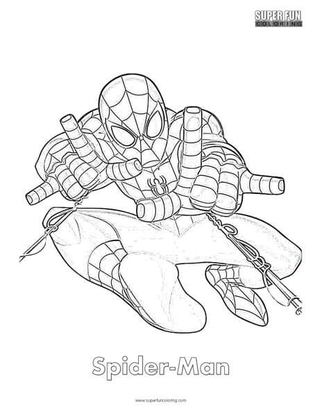 spider man coloring page super fun coloring