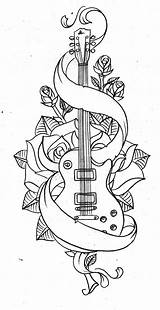 Guitare Coloriage Nevermore Dedans Interfaces Greatestcoloringbook sketch template