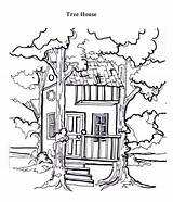 Treehouse Colorluna sketch template