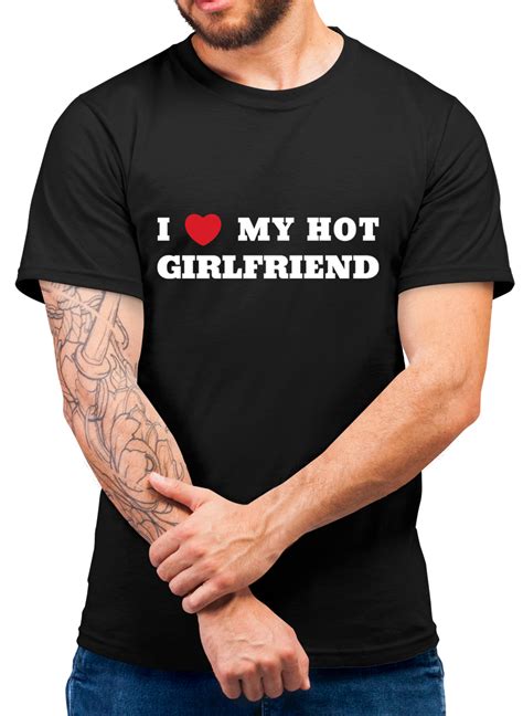 I Love My Girlfriend Koszulka Prezent Dla ChŁopaka 14215045776 Allegro Pl