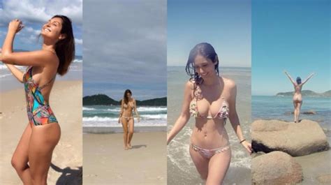 Beach Babe Bruna Abdullah Sets Internet On Fire With Her Smoking Hot