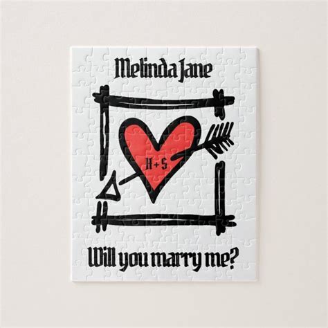 personalized proposal will you marry me puzzle marry me