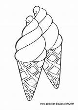 Ice Cream Coloring Icecream Pages Cupcake Cone Click Sheets Template Parfait Mobile Kids Save Printable Summer Children Fun Cartoon Book sketch template