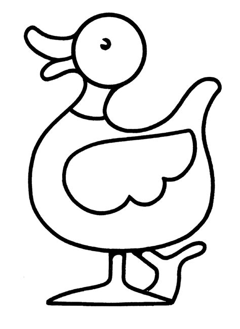 duck coloring page   crafter files