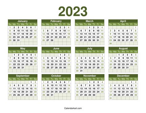 glance calendar