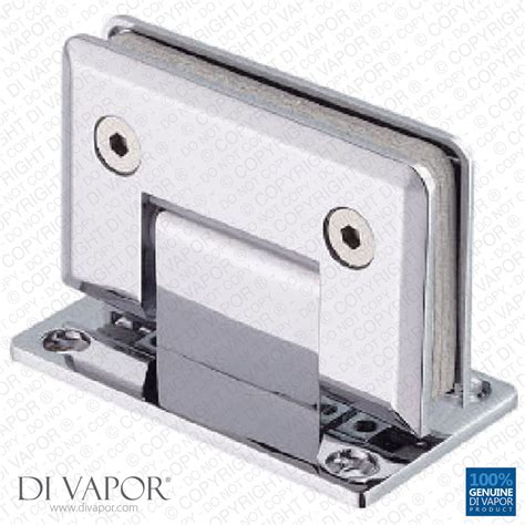 vapor   degree wall mounted shower door glass hinge chrome plated uk ebay