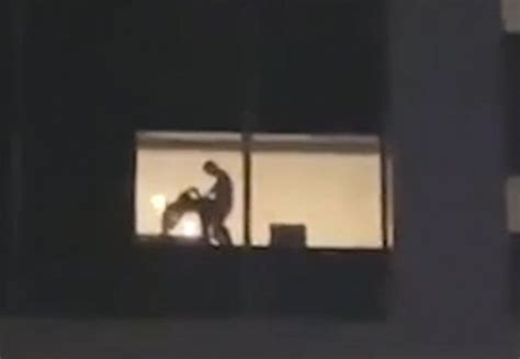 Shocking Moment Couple Were Spotted Having Sex In Hotel Window In Full