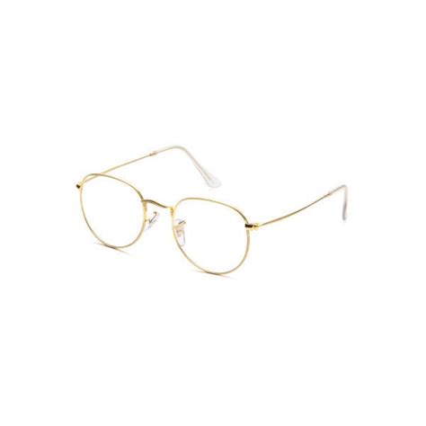 shein sheinside gold frame clear lens glasses 30 sar liked on