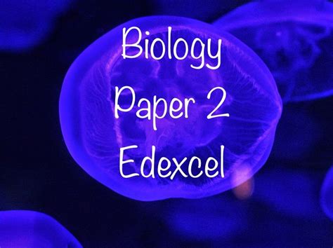 edexcel biology paper  teaching resources