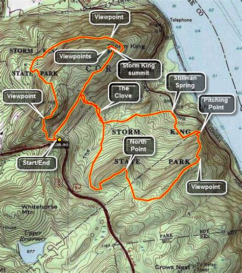 12 Storm King Trail Map Maps Database Source