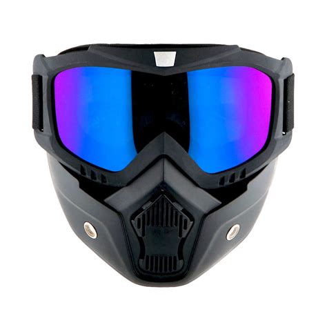 motorcycle goggles mask detachable  motocross helmet goggles