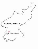 Corea Cartine Nordkorea Landkarte Bandera Landkarten Geografiche Geografie Nazioni Malvorlage Recortar Pegar Gratismalvorlagen sketch template