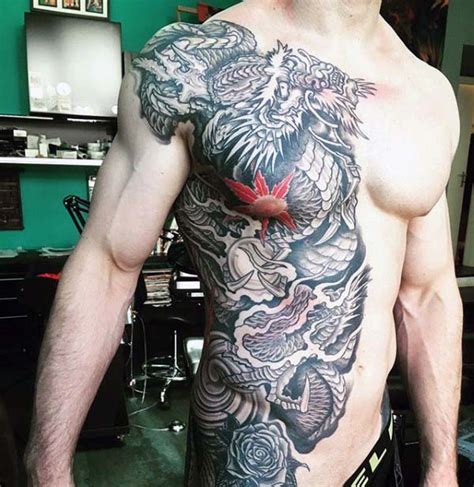 Brustkorb Tattoo Brust Mann Flugel Zona Tattoo