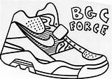 Coloring Nike Shoes Pages Shoe Drawing Printable Running Logo Nba Basketball Jordan Stephen Converse Kd Air Curry Color Getdrawings Drawings sketch template