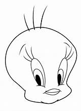 Coloring Tweety Bird Face Pages Cartoon Faces Color Easter Choose Board Anycoloring Kids sketch template