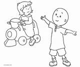 Caillou Coloring Pages Rosie Cool2bkids sketch template
