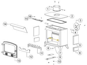 common parts   stove parts   woodburner rangemoors