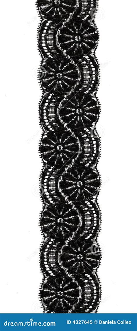 black lace stock image image  decorated crochet element