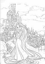Coloring Tangled Disney Pages Choose Board Princess sketch template