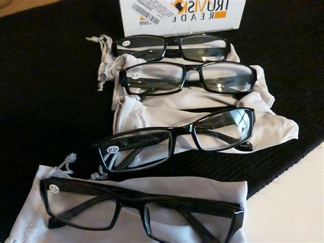 truvision reading glasses readers 4 pack for men