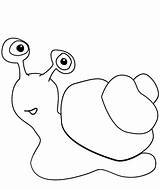 Snail Cartoon Coloring Printable Pages Categories sketch template