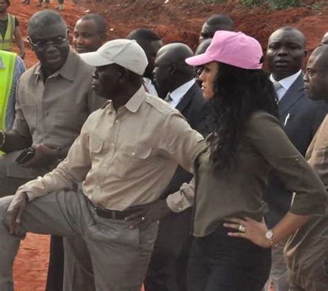 oshiomhole and iara inspecting queen ede gully erosion photo politics nigeria