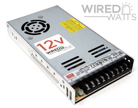 meanwell lrs     ac  dc switching power supply wired wattscom