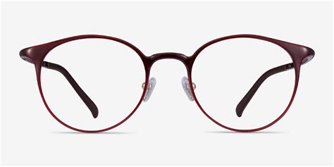 Solace Round Red Glasses For Women Eyebuydirect