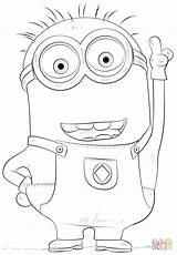 Minions Minion Coloring Drawing Pages Phil Supercoloring Draw Beautiful Outline Dave Drawings Kids Cartoons Tutorials Sketch Step Cute Printable Do sketch template