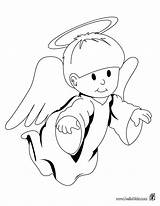 Colorir Anjo Fofo Hellokids Imprimir sketch template