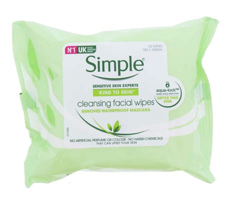 simple cleansing facial wipes colour zone cosmetics