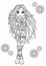 Moxie Girlz Coloring Pages Kids Print sketch template