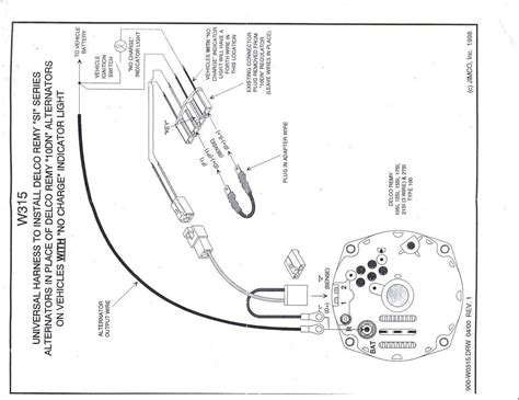 delco remy external voltage regulator wiring diagram wiring diagram delco  alternator