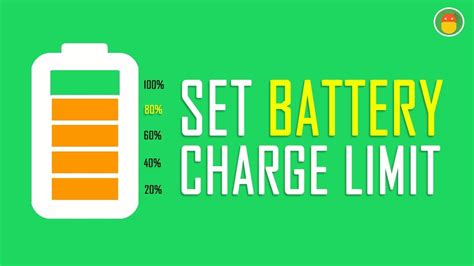 set battery charging limit  extend  android battery lifespan youtube