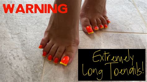 extreme long toenails youtube