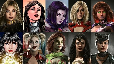 top 10 sexiest dc female comic book characters by herocollector16 on deviantart