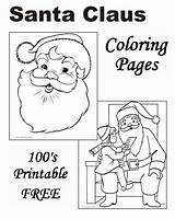Coloring Pages Santa Christmas Claus Kids Printable Reindeer Sheets Raisingourkids Trees Snowman Candy Color Colouring Holiday Activities Pre Canes Fun sketch template