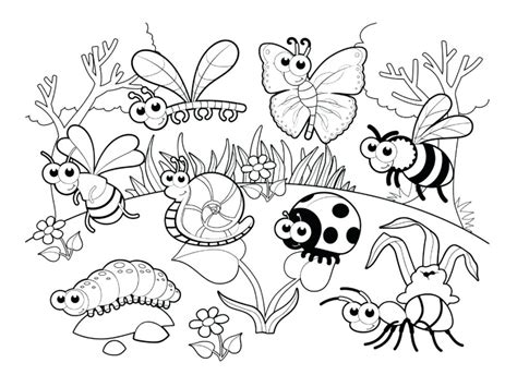 cute bug coloring pages coloring pages