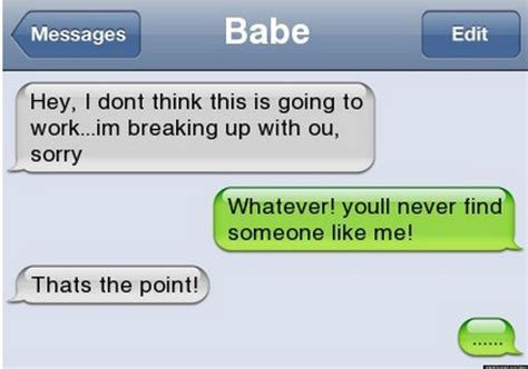 funny texts  funniest breakup texts   huffpost