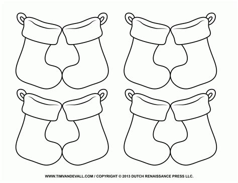 coloring pages christmas stocking coloring home