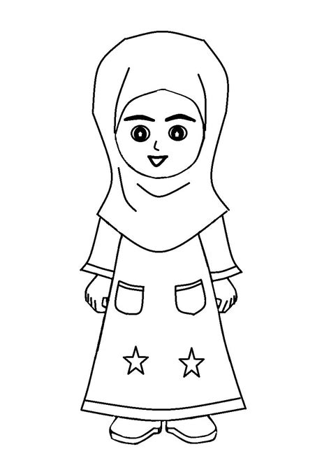 gambar kartun anak perempuan adzka