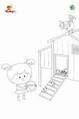 Lola Visits Babytv sketch template
