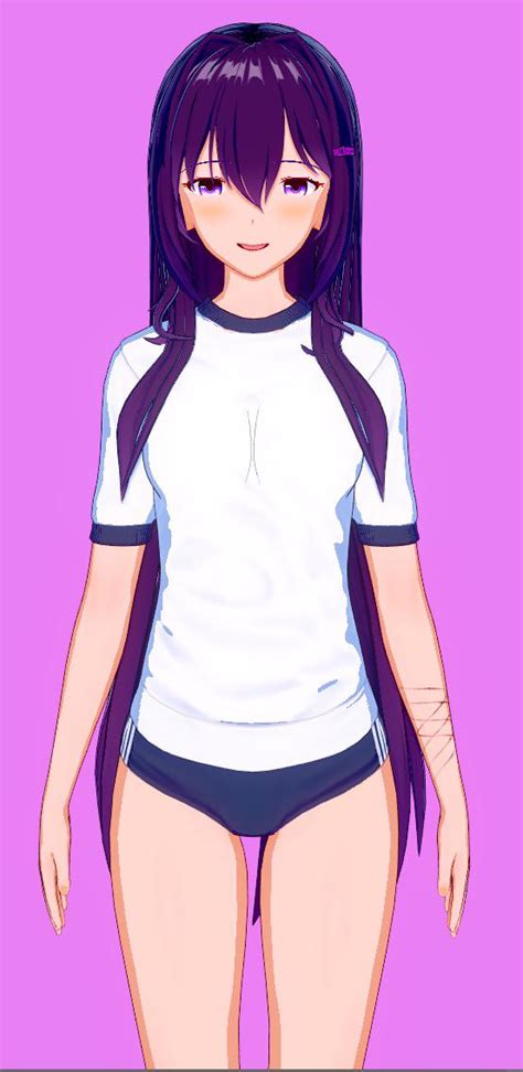 how does yuri hide her scare during pe class you can t