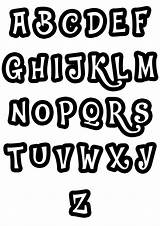 Alphabet Coloring Pages Kids Simple Fonts Print Letters Color Printable Lettering Borders Large Justcolor Choose Board sketch template