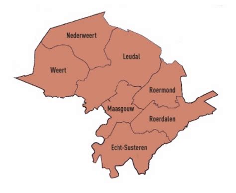 kaart midden limburg kaart