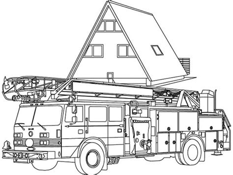 fire truck coloring pages   print