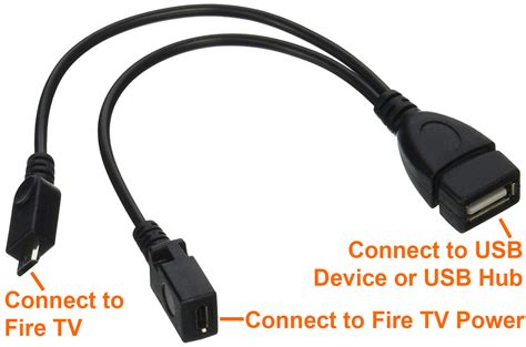 fire tv   stick  usb otg cable connections aftvnews