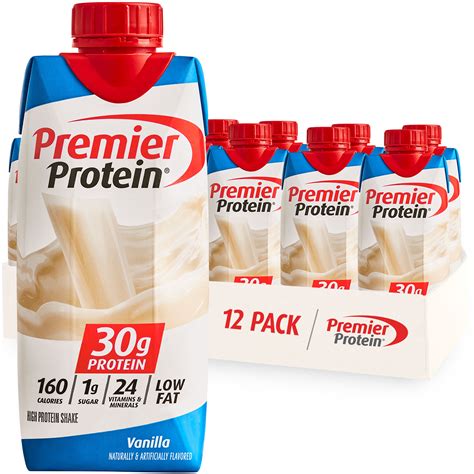 premier protein shake vanilla  protein  fl oz  ct walmart