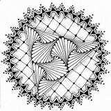 Zentangle Drawings Tangle Patterns Doodle Mandala Trilateral Symmetry Rain Zendala Flickr Zentangles Doodles Choose Board Read Coloring Mandalas Zantangle Omega sketch template