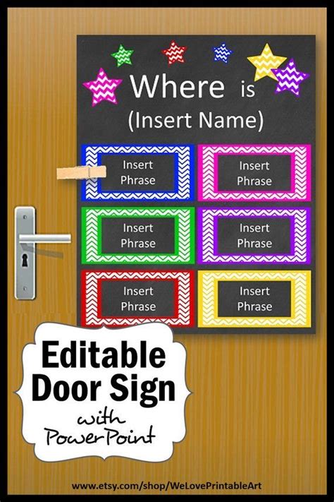 printable office door sign template printable templates